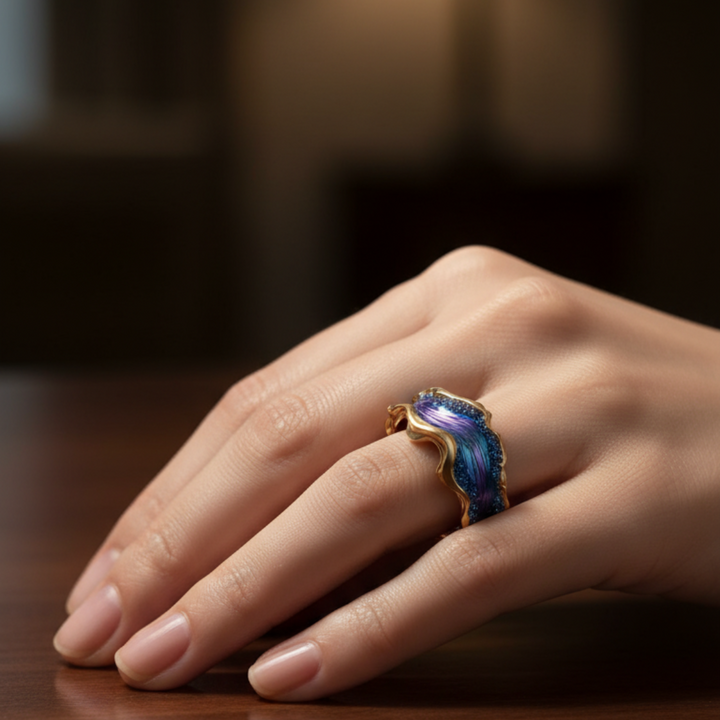 Bague vintage océan | Or