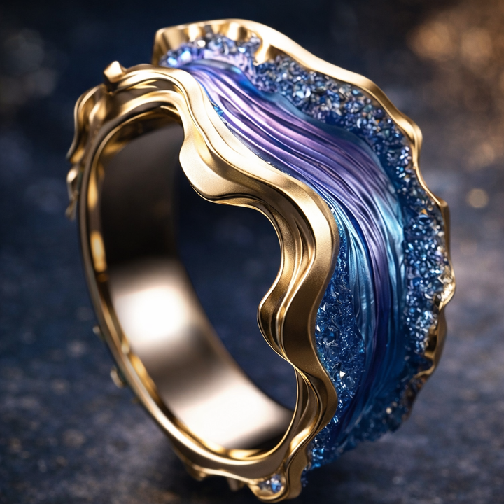 Bague vintage océan | Or