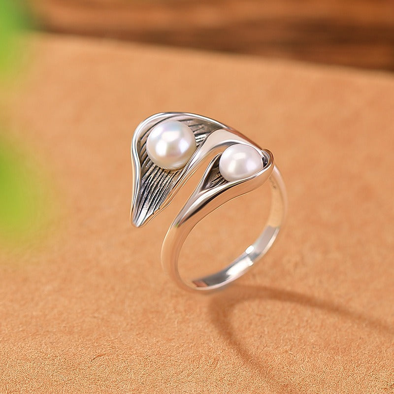 Bague vintage et argent avec marguerites | Or