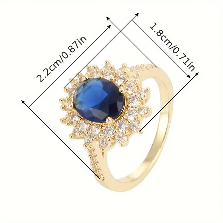 Bague Vionne Saphirée | Or blanc