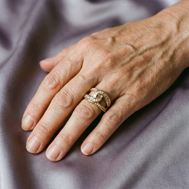 Bague élégante avec nœud | Or