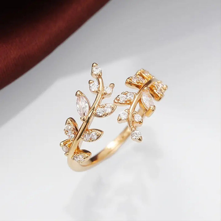 Bague élégante avec Vigne | Or