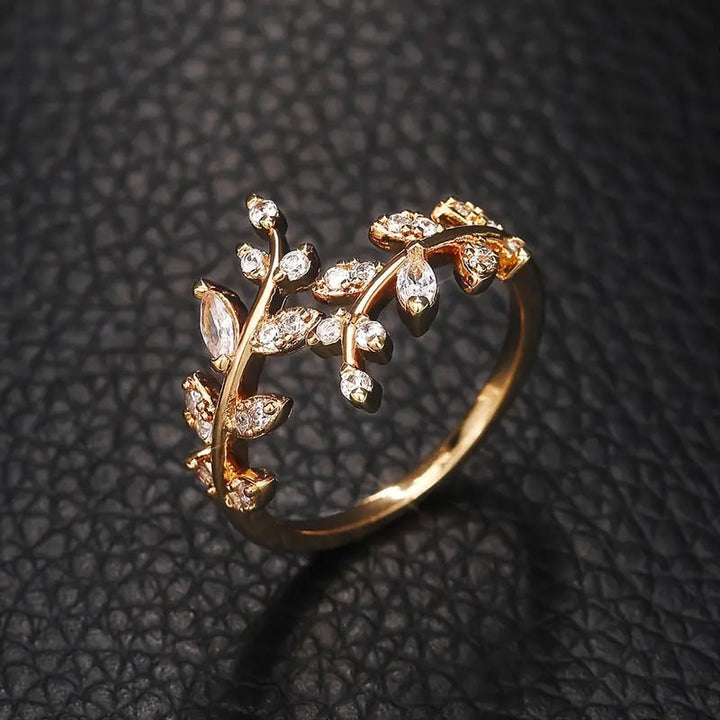 Bague élégante avec Vigne | Or