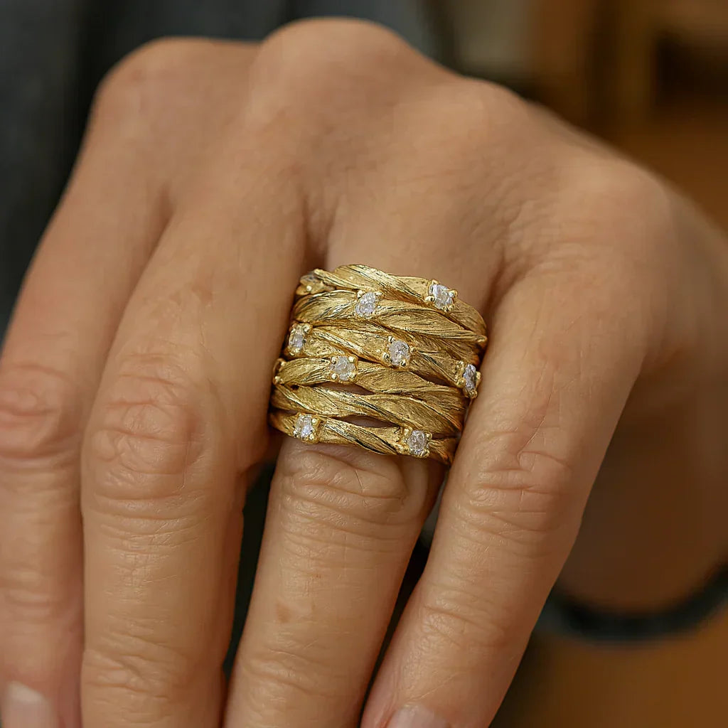 Bague rétro | Argent