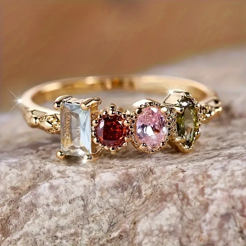 Bague florale orientale | Or