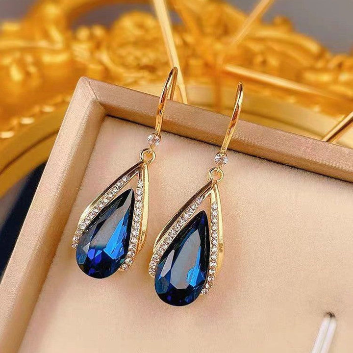 Boucles d'oreilles Azura en forme de goutte | Or