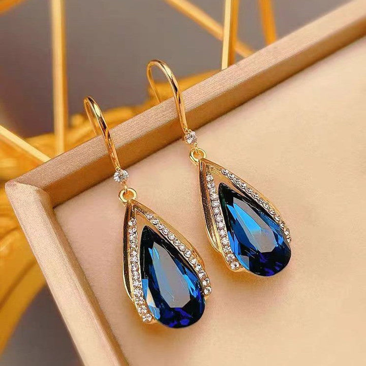 Boucles d'oreilles Azura en forme de goutte | Or