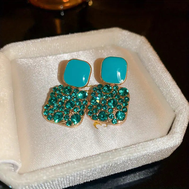 Boucles d'oreilles blanche Selvage | Or