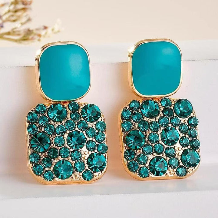 Boucles d'oreilles blanche Selvage | Or