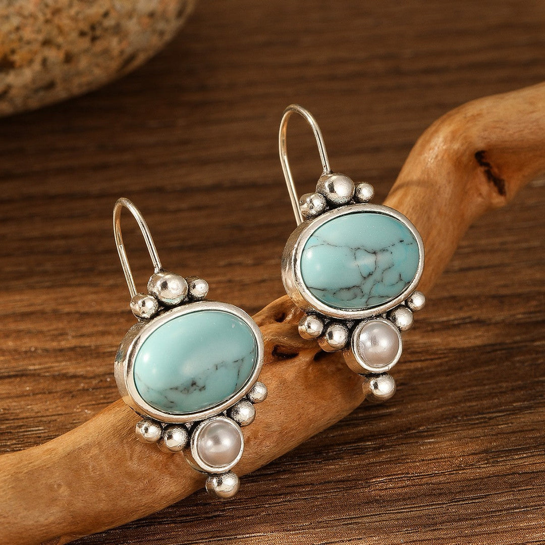 Boucles d'oreilles Briselle rivage | Or blanc