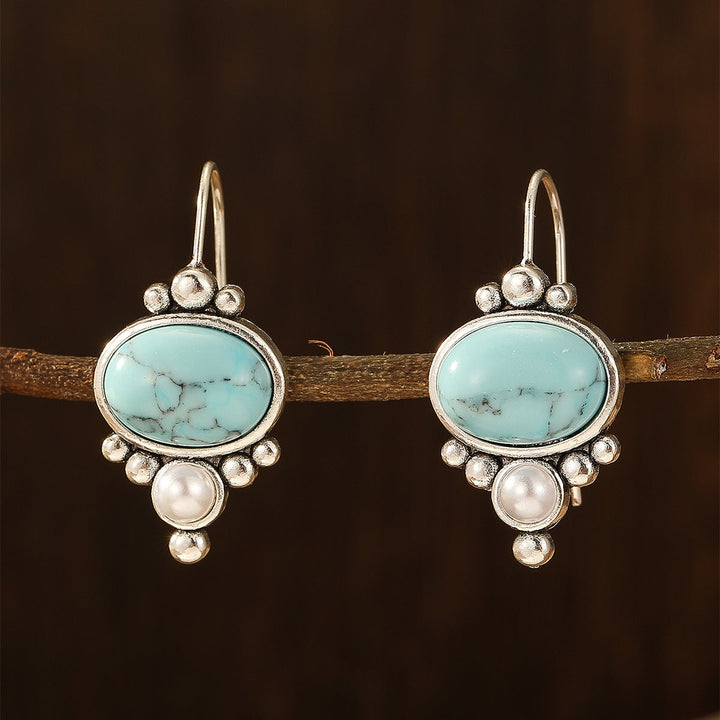 Boucles d'oreilles Briselle rivage | Or blanc