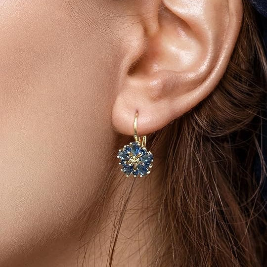 Boucles d'oreilles Calina fleur | Or