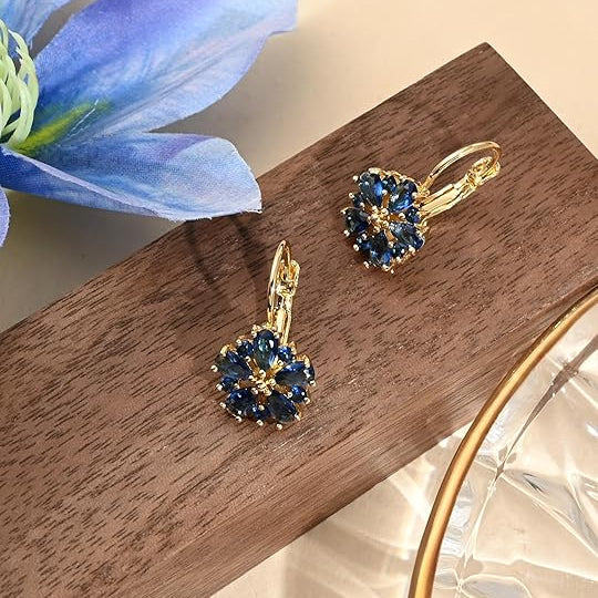 Boucles d'oreilles Calina fleur | Or