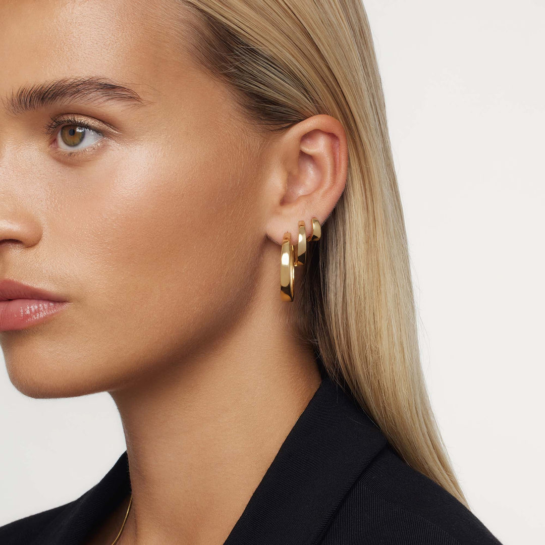 Boucles d'oreilles Gia affirmée | Or