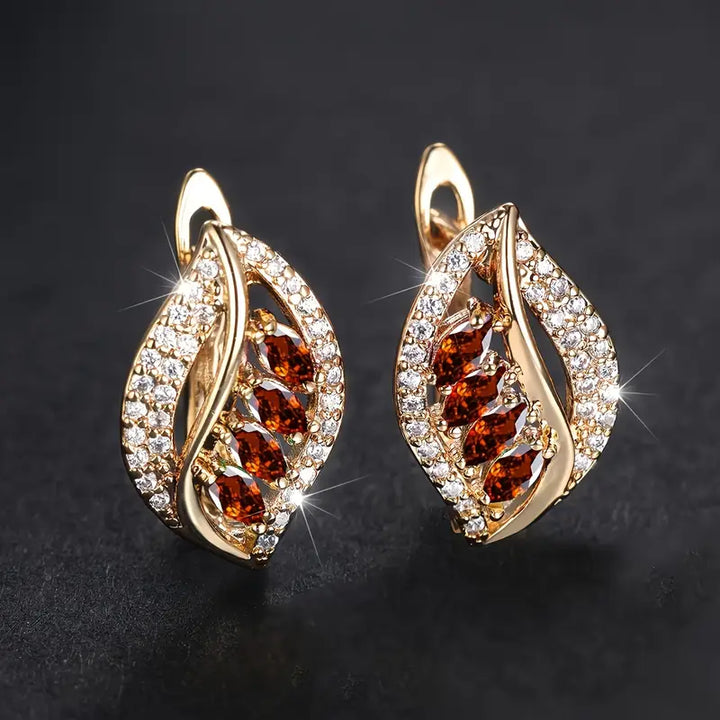 Boucles d'oreilles Isaline Rosavère | Or