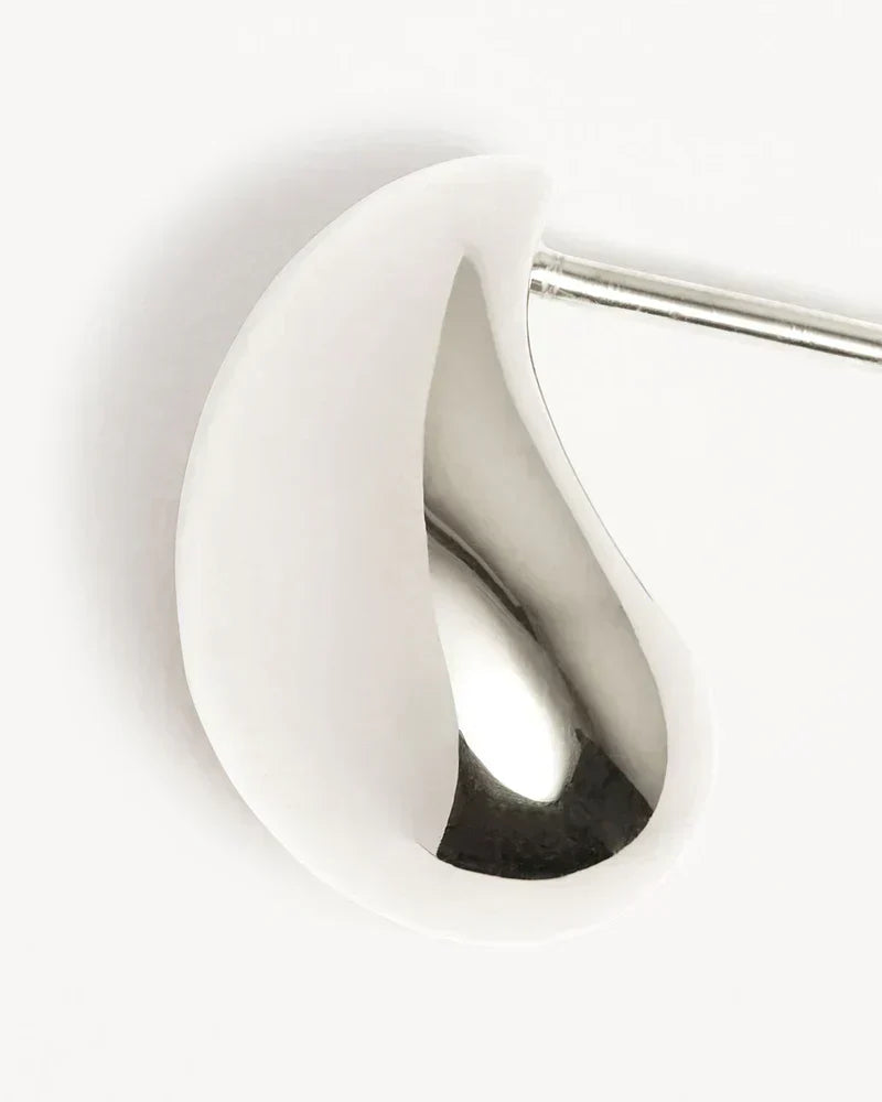 Boucles d'oreilles Mato | Or blanc