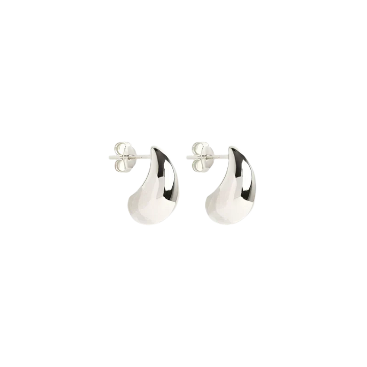 Boucles d'oreilles Mato | Or blanc