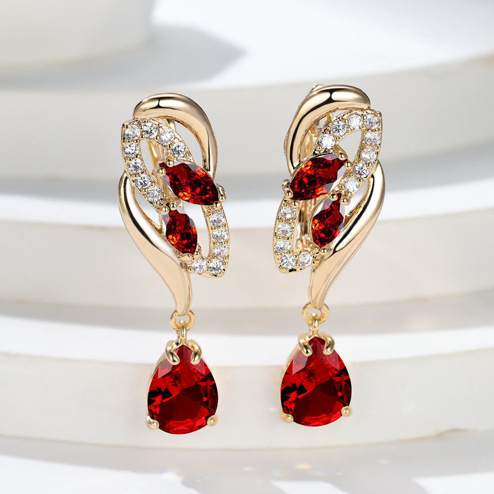 Boucles d'oreilles Saphira Cendrelle | Or