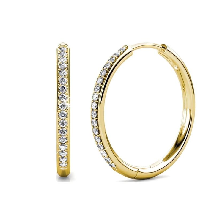 Boucles d'oreilles Sorel pavé | Or