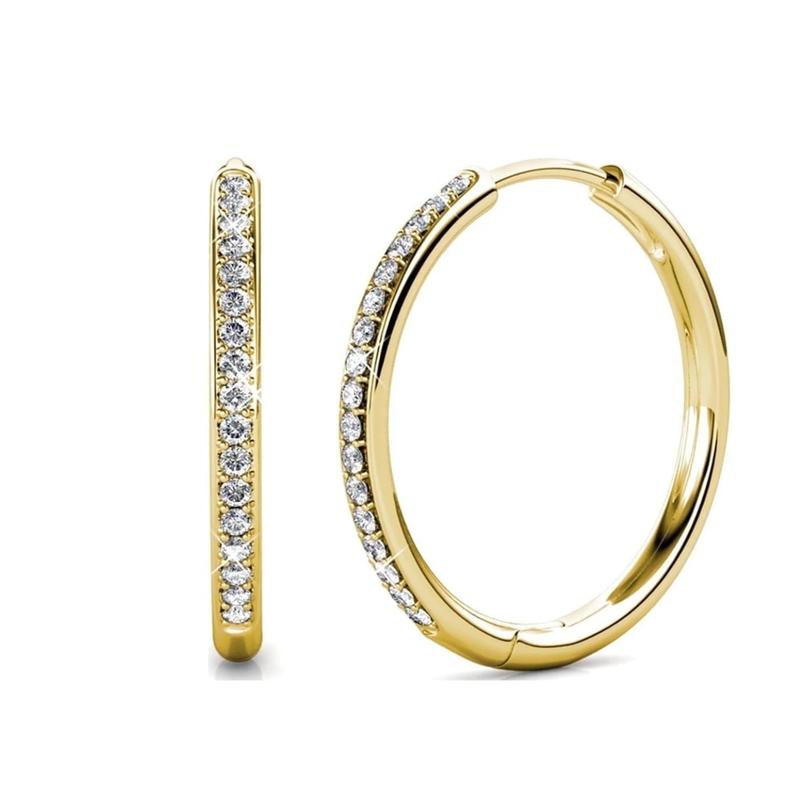 Boucles d'oreilles Sorel pave | Or