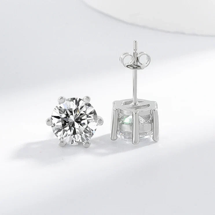 Boucles d'oreilles Téra | Or blanc