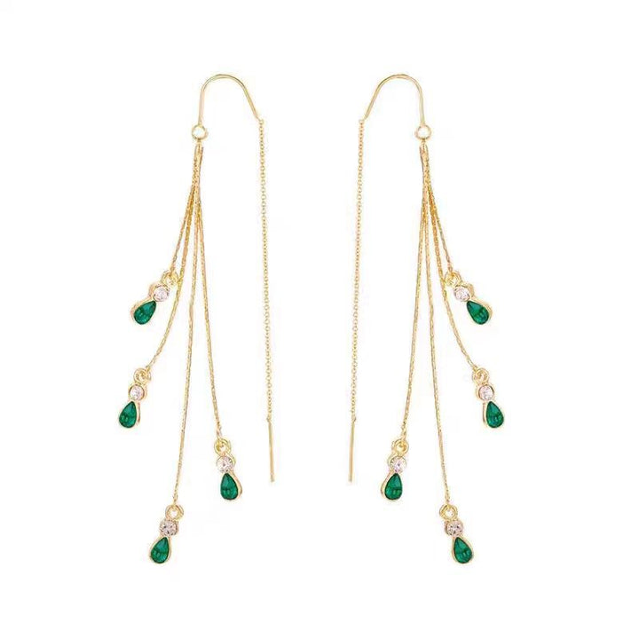 Boucles d'oreilles à pampilles Calixte Moreau | Or