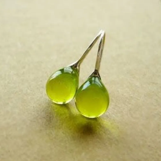 Boucles d'oreilles avec opale Intégrée | Or