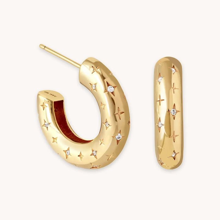 Boucles d'oreilles cosmiques | Or
