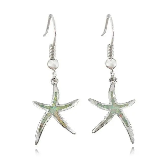 Boucles d'oreilles en opale | Argent