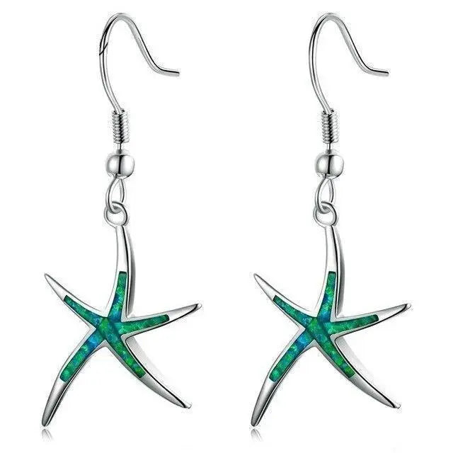 Boucles d'oreilles en opale | Argent