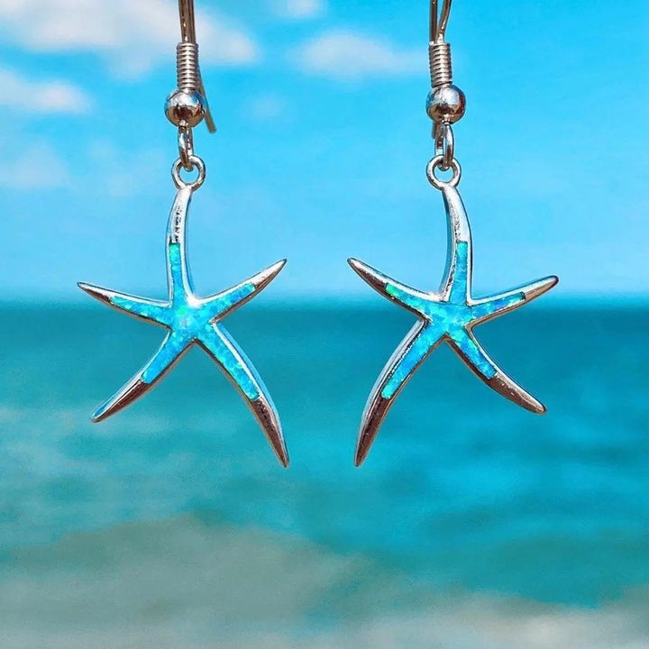 Boucles d'oreilles en opale | Argent