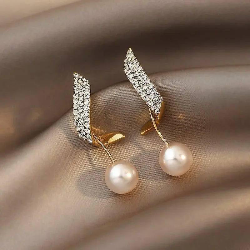 Boucles d'oreilles avec perles | Or