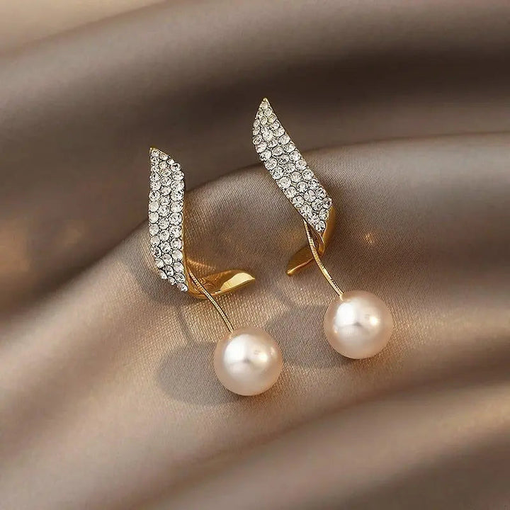 Boucles d'oreilles avec perles | Or