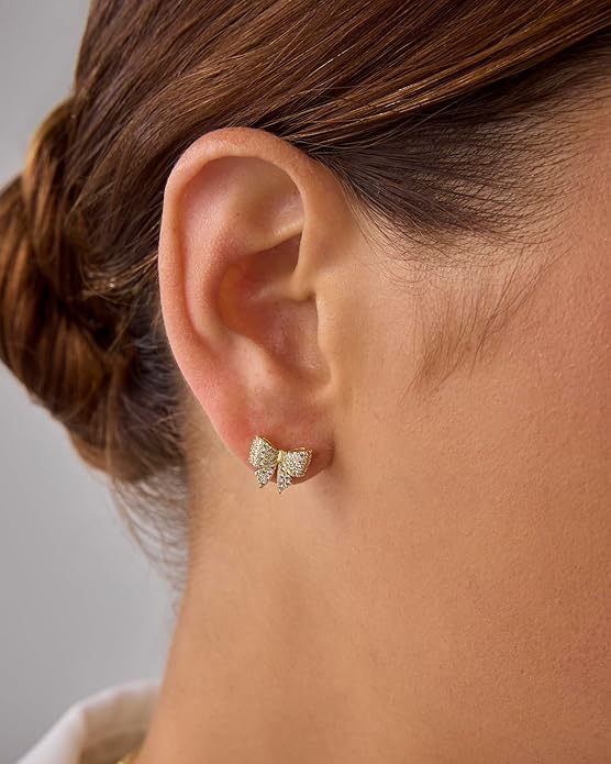 Boucles d'oreilles motif nœud | Or