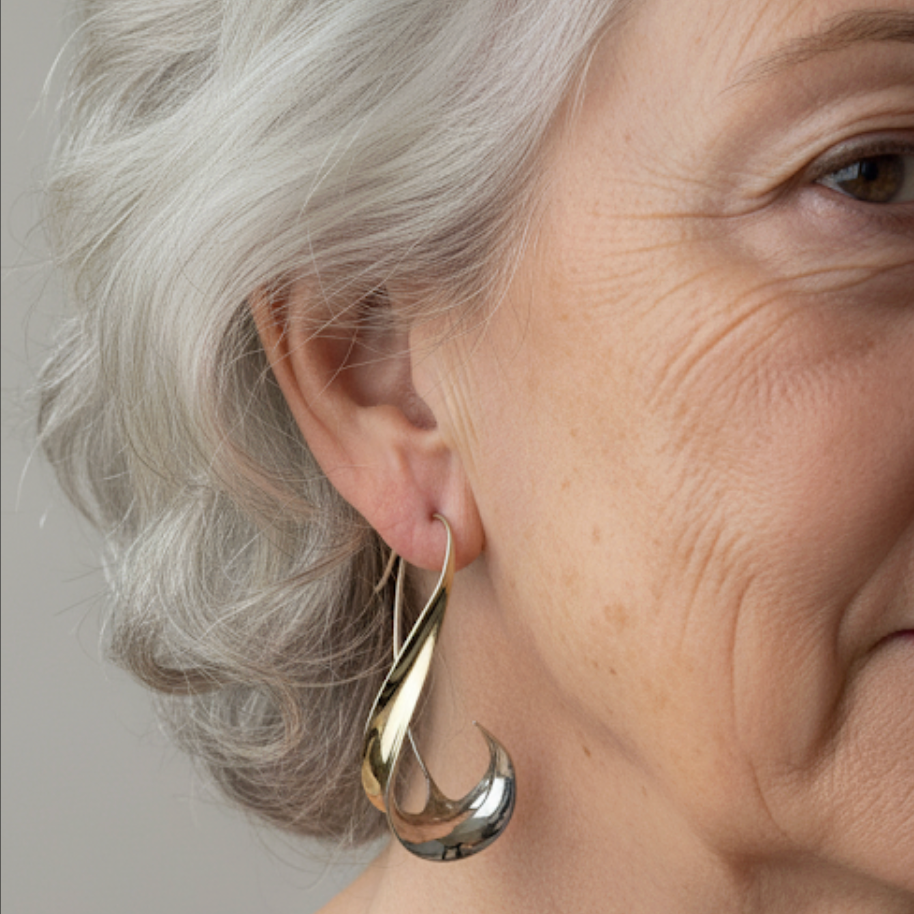 Boucles d'oreilles rétro | Or