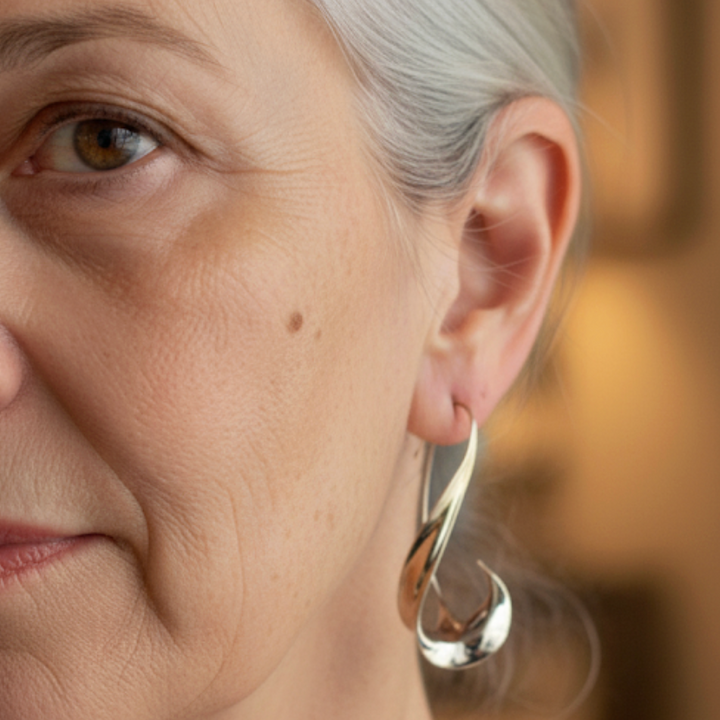 Boucles d'oreilles rétro | Or