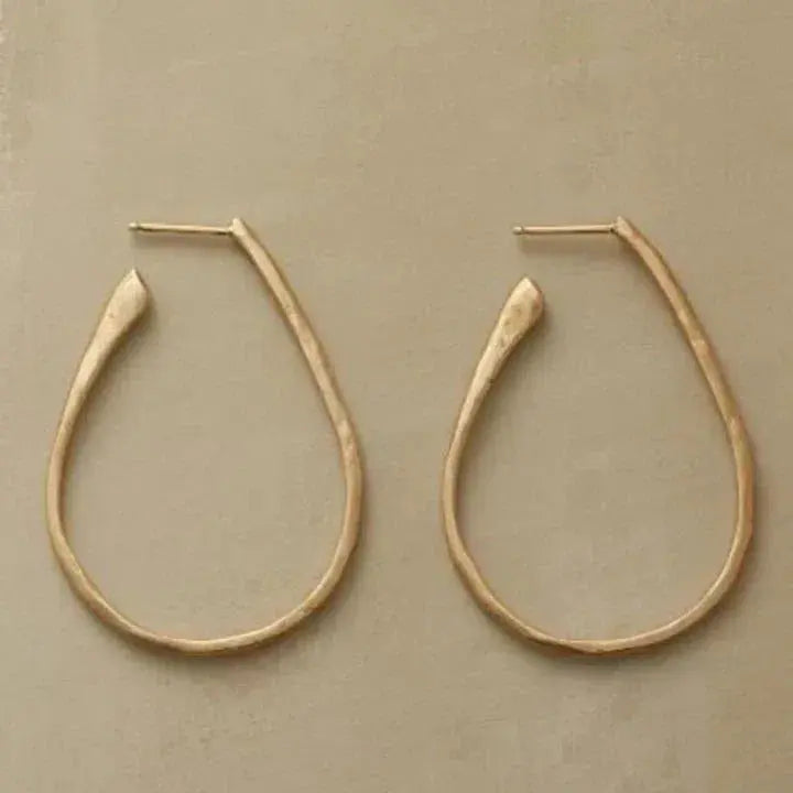 Boucles d'oreilles rétro ours | Or