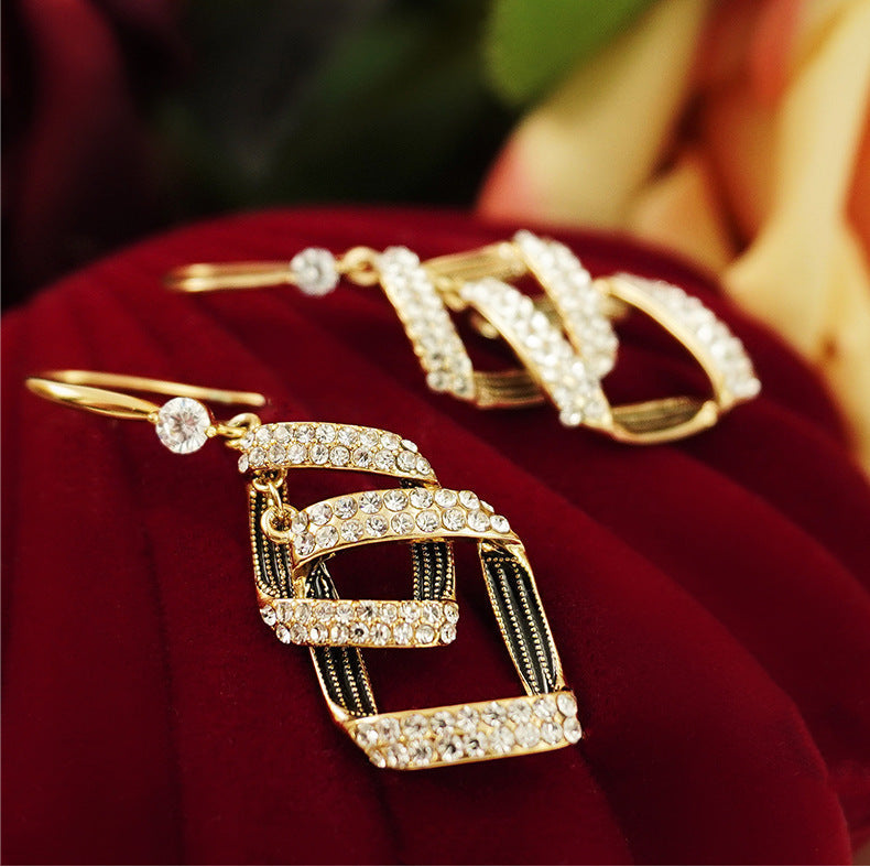 Boucles d'oreilles superposées Stella Virelle | Or