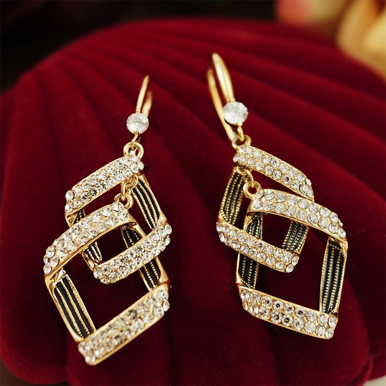 Boucles d'oreilles superposées Stella Virelle | Or