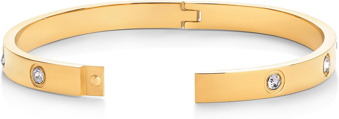 Bracelet auréole à Pois | Or