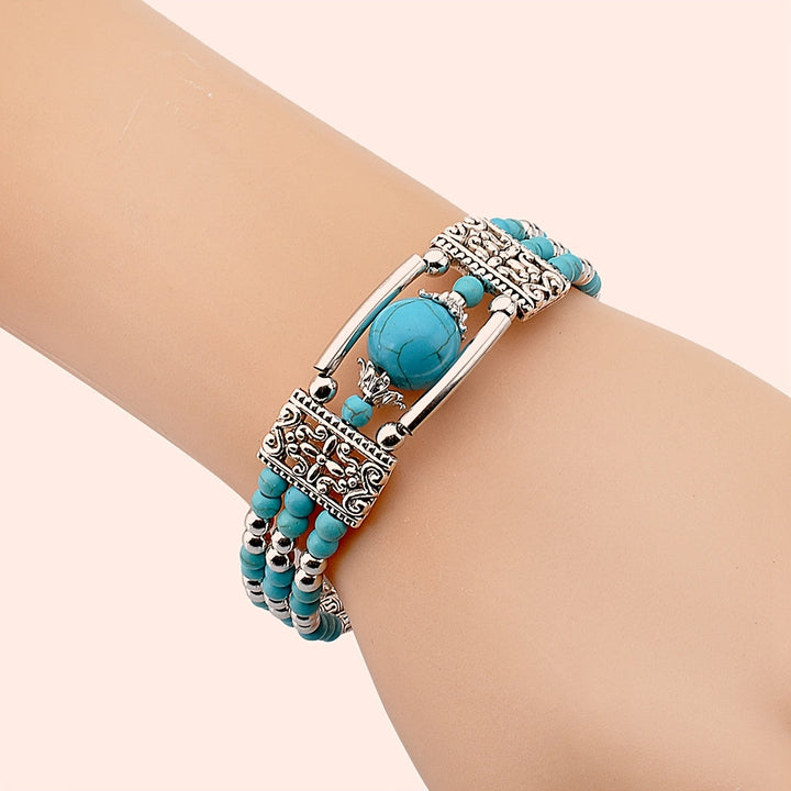 Bracelet Azura plateau | Or blanc