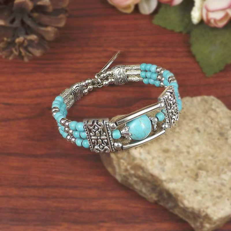 Bracelet Azura plateau | Or blanc