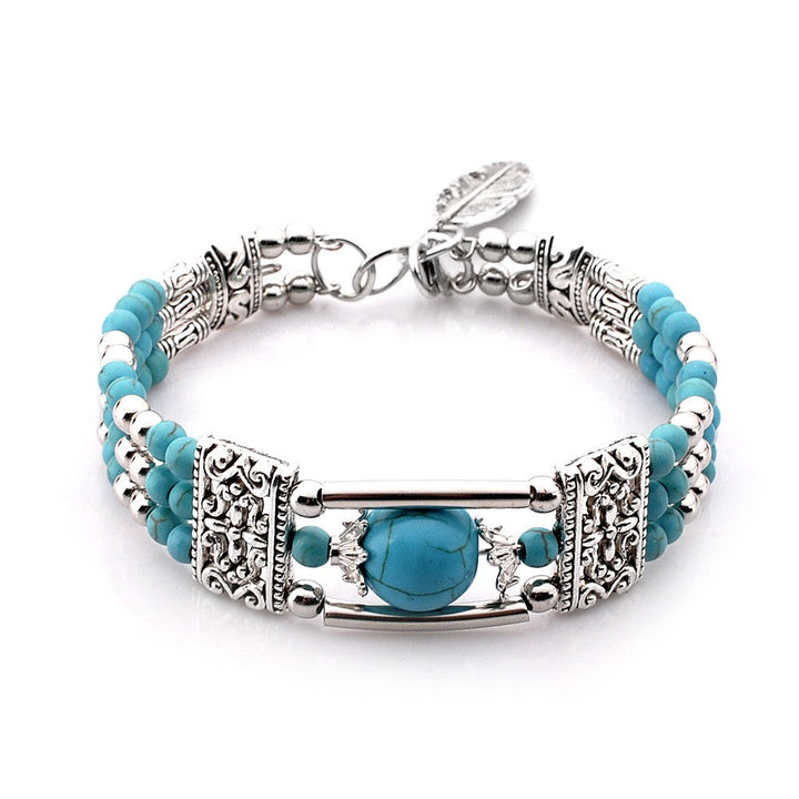 Bracelet Azura plateau | Or blanc