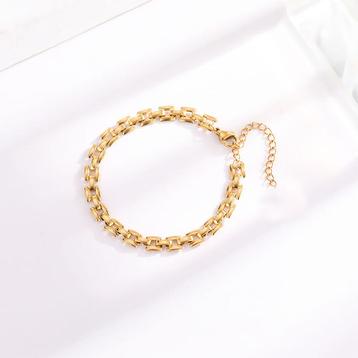 Bracelet chaîne Montre | Or