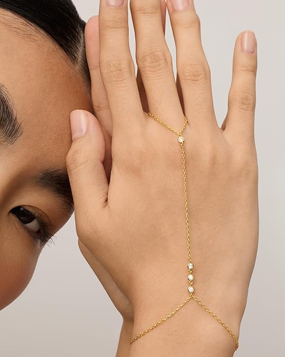 Bracelet chaîne à perles | Or