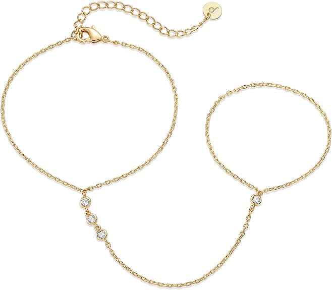 Bracelet chaîne à perles | Or