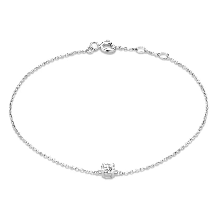 Bracelet Cléa en pierre | Or blanc