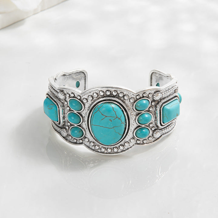 Bracelet cuff céleste Valcourt | Or blanc