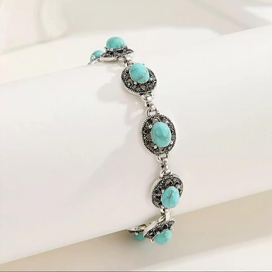 Bracelet emblème noble Corvelle | Or blanc