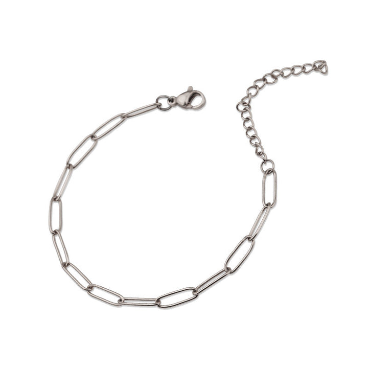 Bracelet maillon de Venise | Or blanc